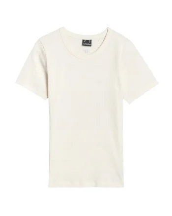 Tricou dama WSS25TTSHF1968-11S, 4F, Bumbac, Alb