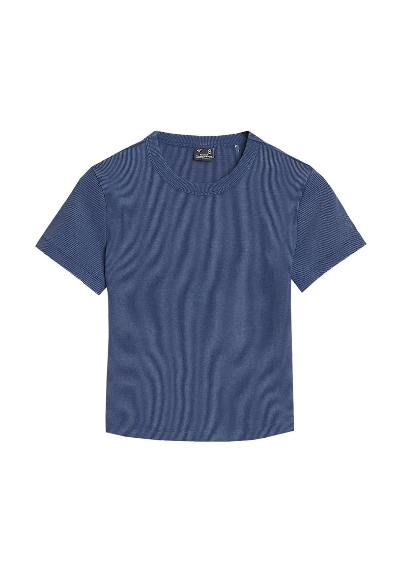 Tricou dama RSS25TTSHF2696-31S, 4F, Bumbac, Bleumarin