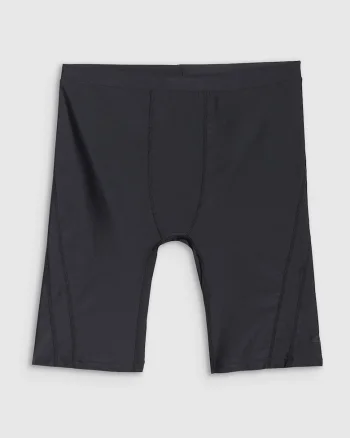 Pantaloni scurti de baie barbati,  sintetic/elastan, negru