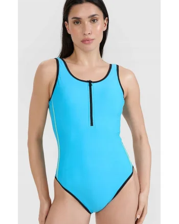 Costum de baie dama,  dintr-o bucata, multicolor, elastan