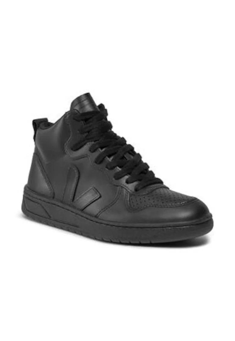 Tenisi barbati,  303906818, piele naturala, negru