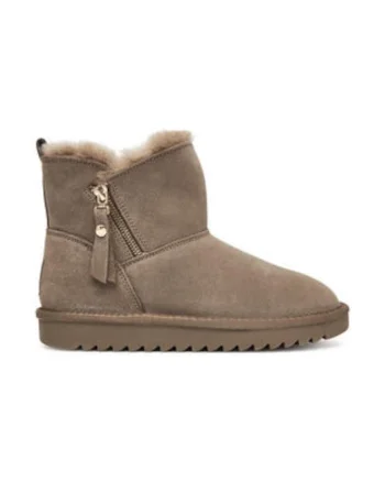 Ghete dama 305490841,  Piele naturala, Gri