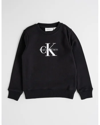 Bluza de trening de bumbac cu logo, Alb/Negru