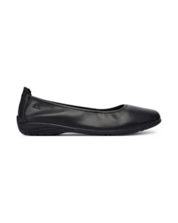 Balerini femei,  piele naturala, negru