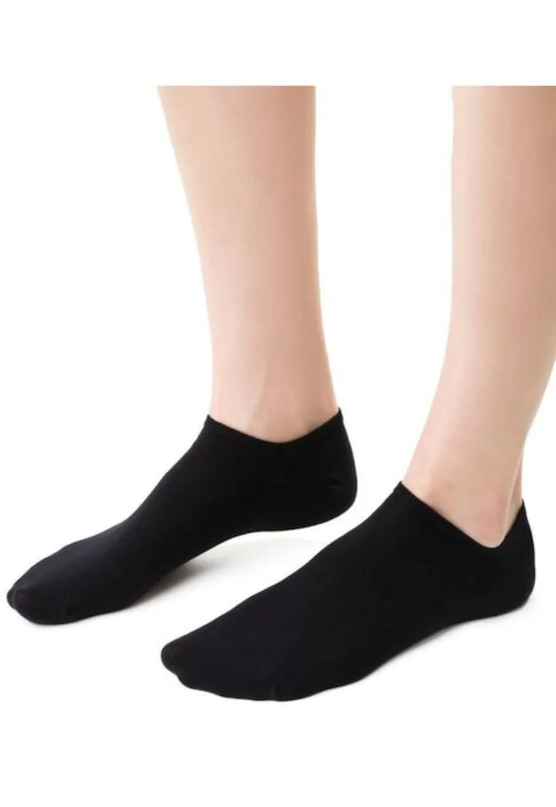 Sosete bumbac invizibile  Invizibile S007, Negru