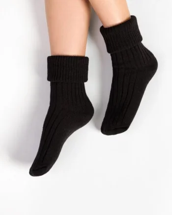 Sosete moi lana si acril  S067, Negru