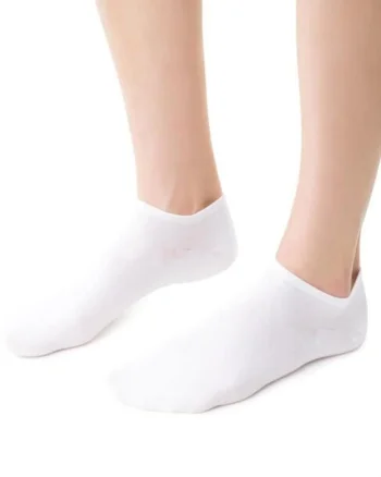 Sosete bumbac invizibile  Invizibile S007, Alb