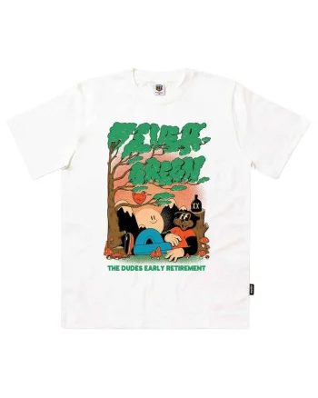 Tricou cu imprimeu si decolteu la baza gatului