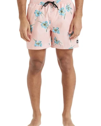 Pantaloni scurti de baie cu model floral