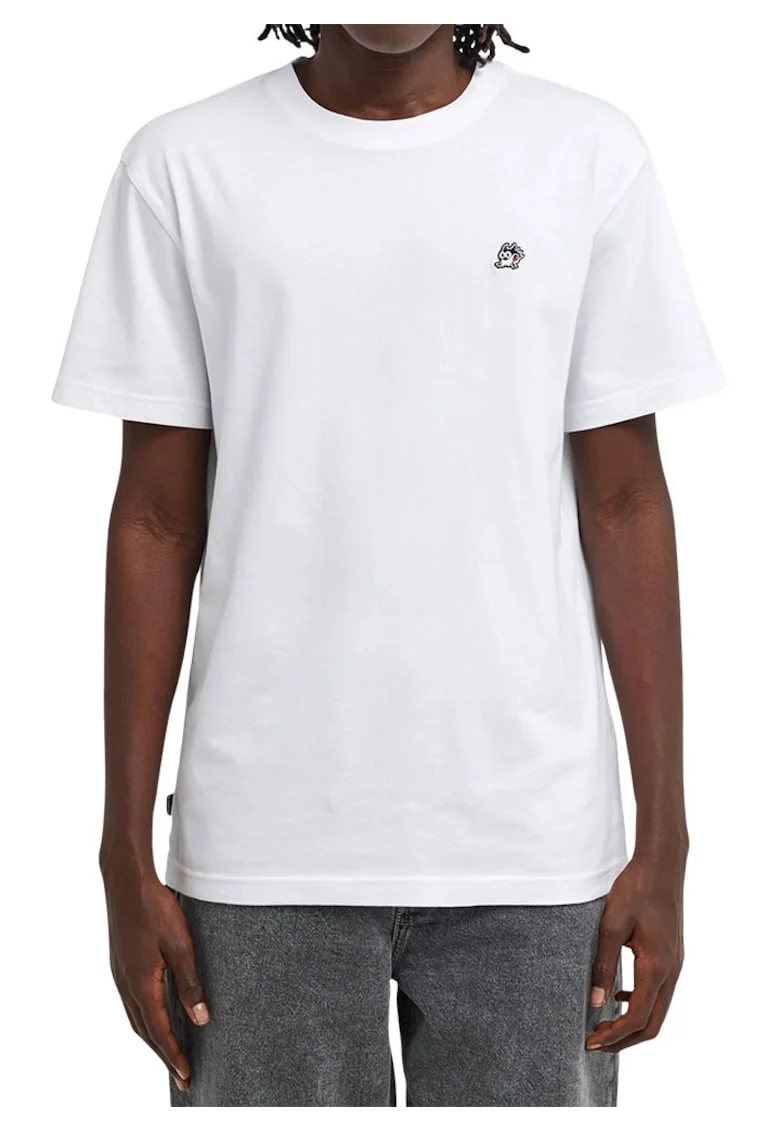 Tricou regular fit cu imprimeu logo si grafic la spate