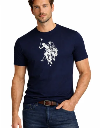 Tricou cu logo mare pe piept
