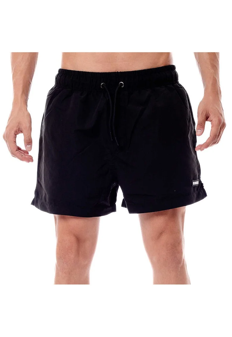 Pantaloni scurti de baie cu snur in talie Monochrome