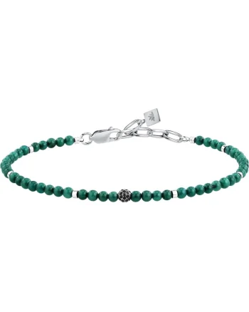 Bratara  S1763, Argintiu, Verde