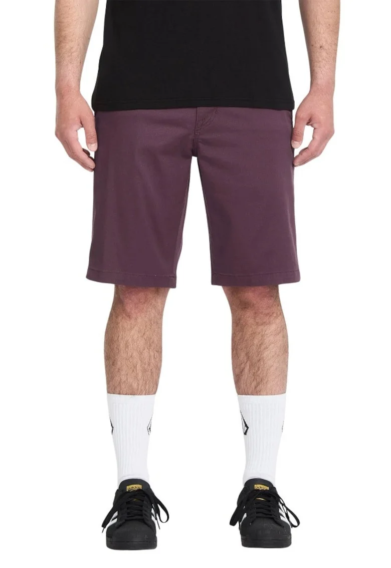 Bermude chino uni cu talie medie Frickin Modern