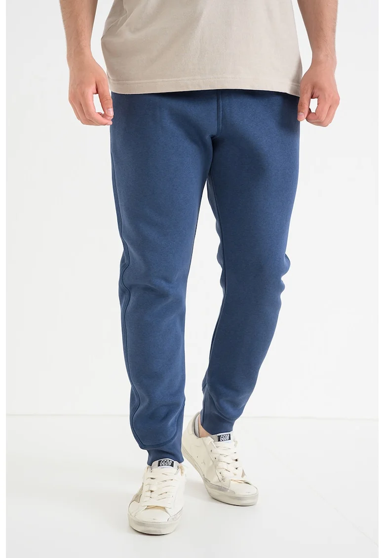 Pantaloni de trening cu snur in talie Premium Core, Albastru oceanic