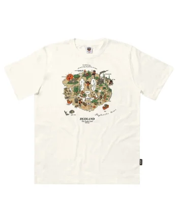 Tricou cu imprimeu si decolteu la baza gatului1, Bej