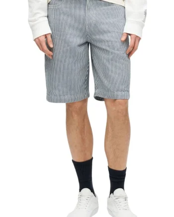Pantaloni scurti din bumbac cu croiala conica