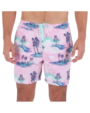 Pantaloni scurti de baie cu imprimeu grafic Cannonball Volley