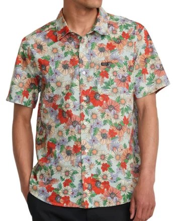 Camasa cu model floral,