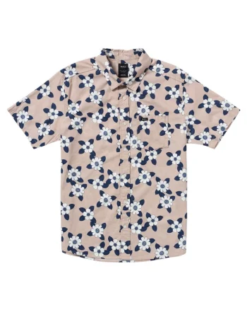 Camasa cu maneci scurte si model floral