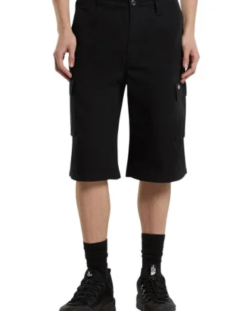 Pantaloni scurti cargo din bumbac cu fermoar