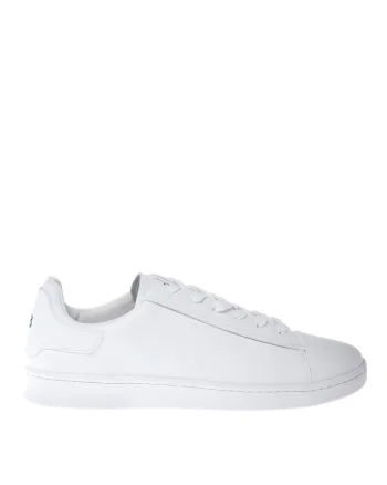 Pantofi sport uni de piele, Alb