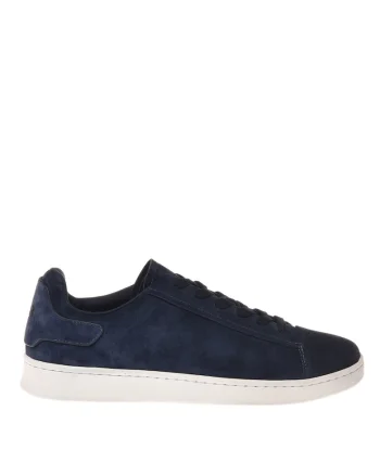 Pantofi sport uni de piele intoarsa, Albastru
