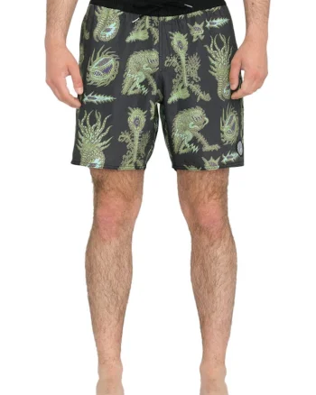 Pantaloni scurti de baie din amestec de bumbac