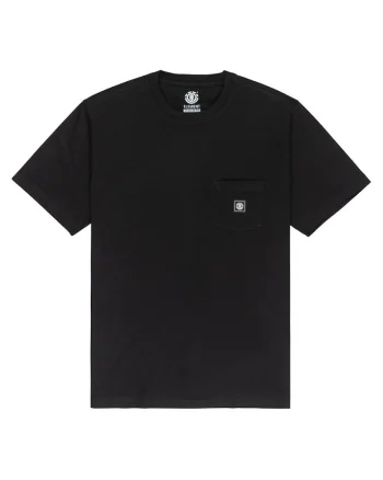 Tricou regular fit la baza gatului cu buzunar