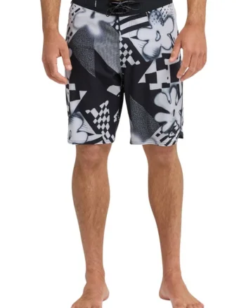 Pantaloni scurti de baie cu snururi si model