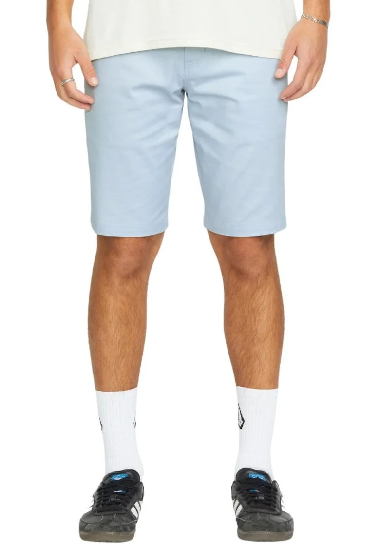 Pantaloni scurti chino din amestec de bumbac cu buzunare cu refilet
