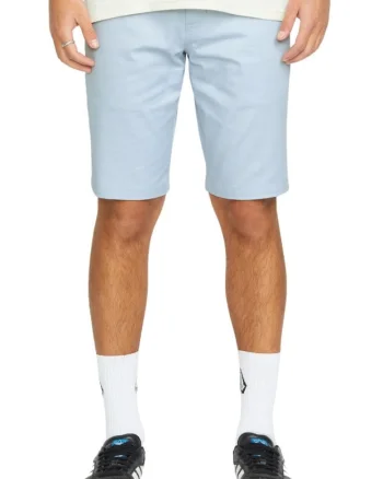 Pantaloni scurti chino din amestec de bumbac cu buzunare cu refilet