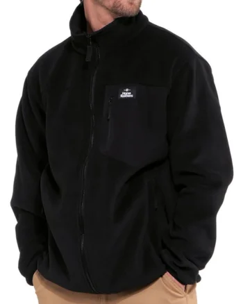 Bluza de trening cu fermoar tip fleece