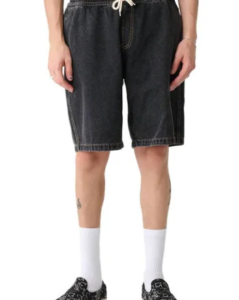 Pantaloni scurti din denim cu 4 buzunare