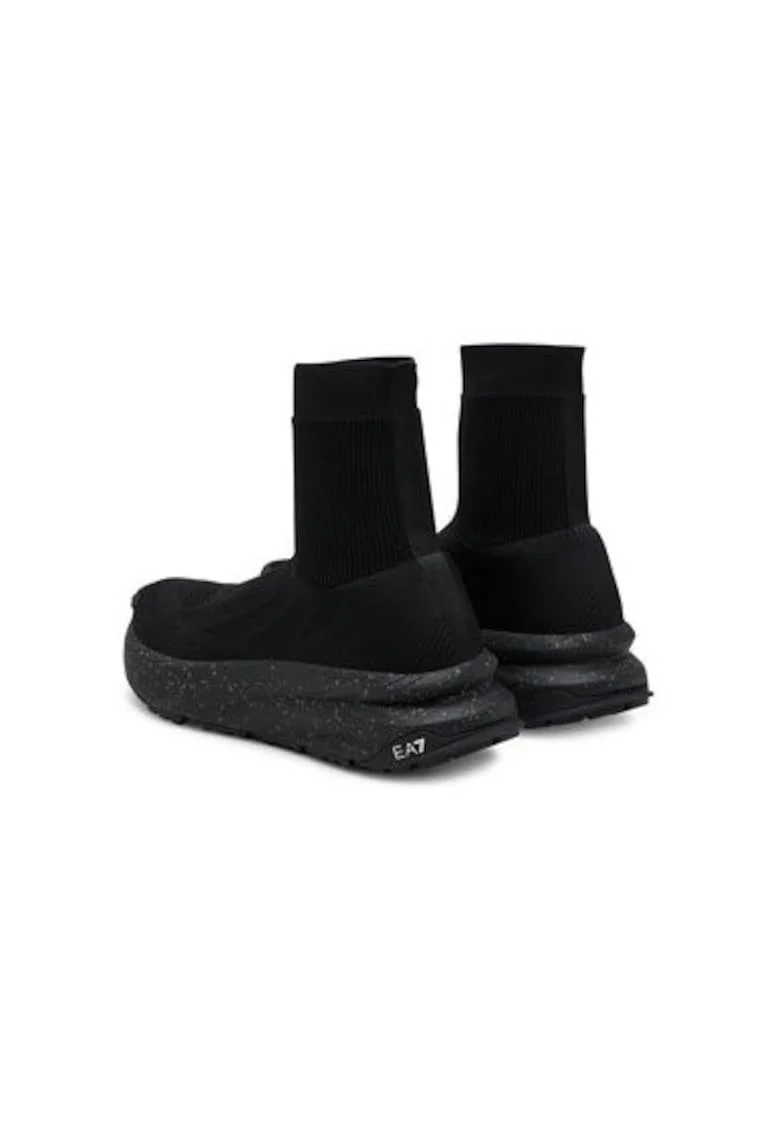 Pantofi sport barbati, X8Z057 XK430,  Emporio Armani, Textil, Negru, Negru