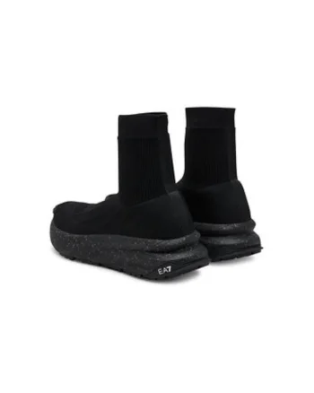 Pantofi sport barbati, X8Z057 XK430,  Emporio Armani, Textil, Negru, Negru