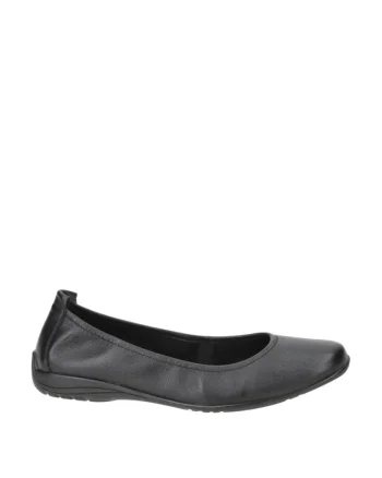 Balerini FENJA 01,  Piele naturala, Negru, Negru