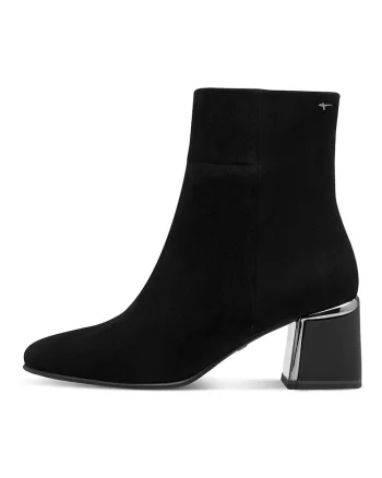 Ghete de piele intoarsa cu toc, Negru