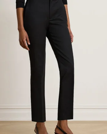 Lauren Ralph Lauren pantaloni slim fit pentru femei din bumbac cu elastan