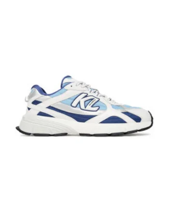 Pantofi sport barbatesti,  piele naturala, alb/albastru