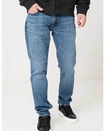 Blugi slim fit Hampton, Albastru melange