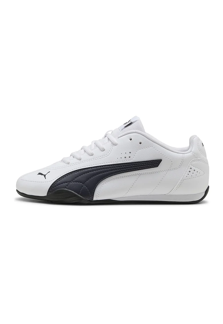 Pantofi sport Catch de piele ecologica, Negru/Alb optic