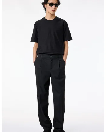 Tricou regular fit de bumbac, Negru