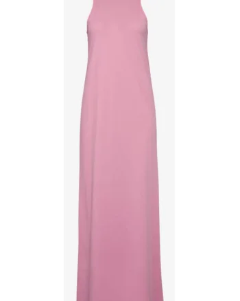 Rochie maxi evazata din bumbac organic