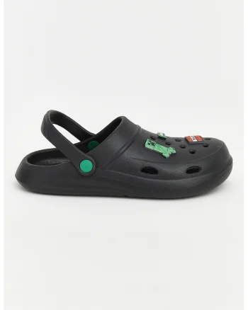 Saboti slingback Minecraft, Negru