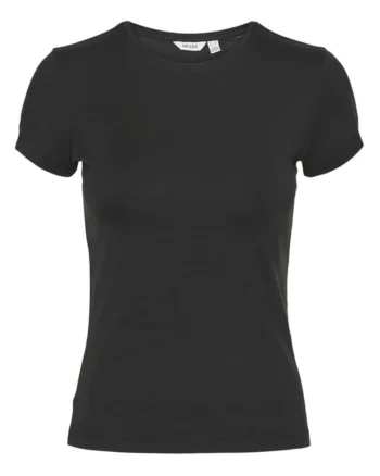 Tricou slim fit din amestesc de lyocell
