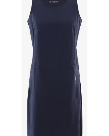 Rochie fara maneci cu model uni