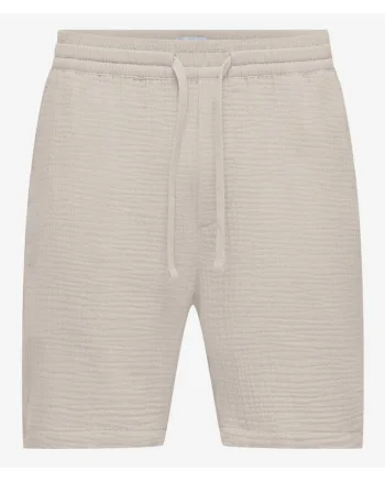 Pantaloni scurti de trening cu aspect texturat Tel
