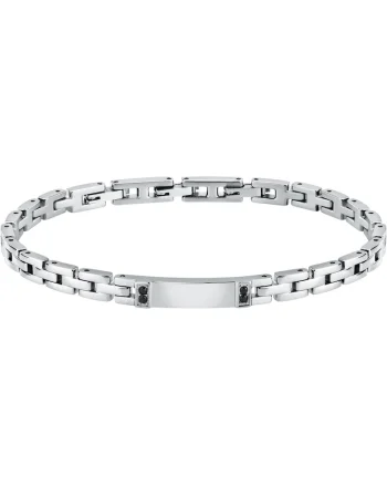 Bratara  Elegant, Negru/Argintiu