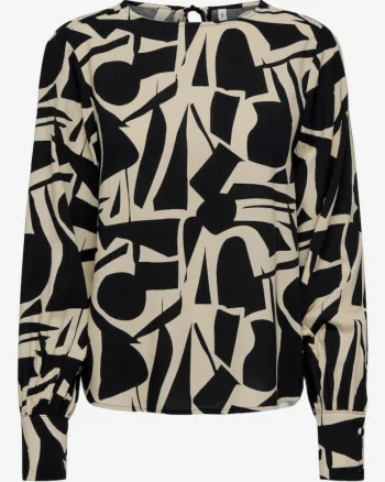 Bluza cu imprimeu abstract Halia,